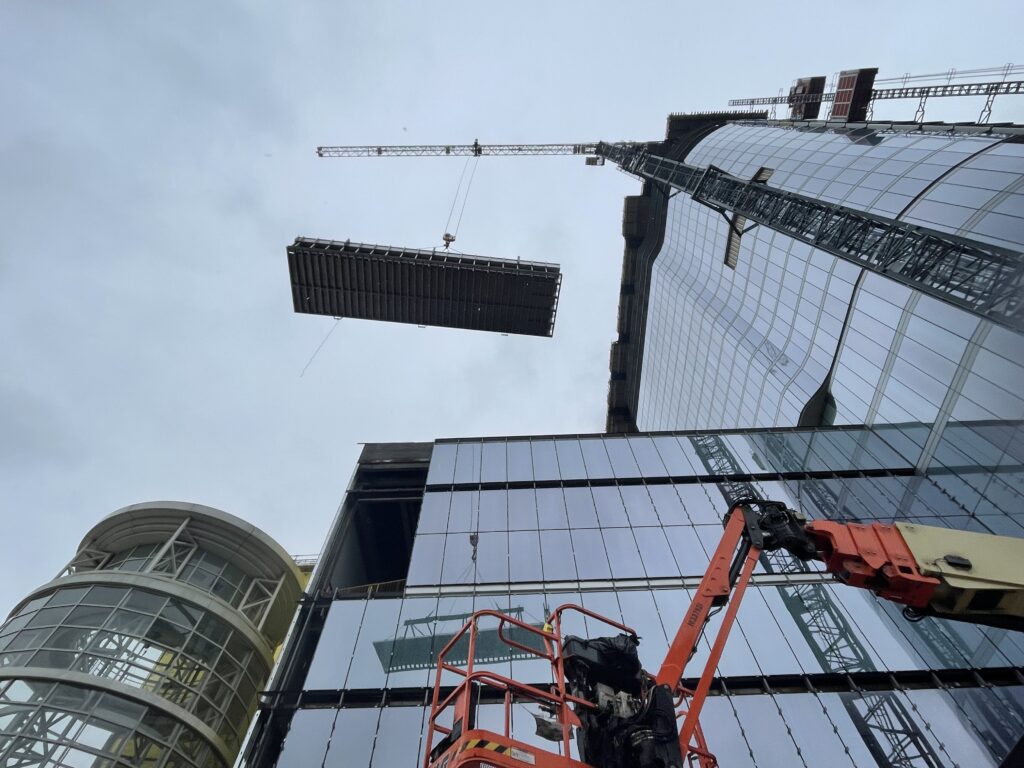 salt lakt city hyatt regency pool installation