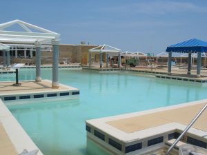 swimming pool after hurricane