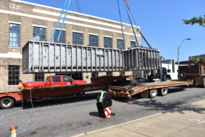 elevated stainless steel pool