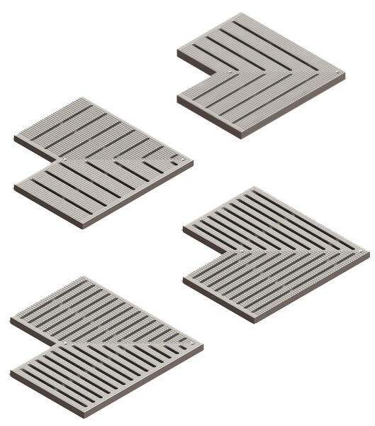GPM Grating Corner Pieces