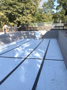 recreational pool renovation