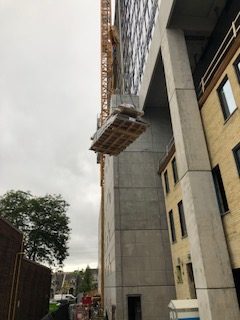 elevated pool installation
