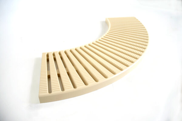 One-Piece Radius Pool Grating