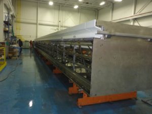 skeleton of pool bulkhead