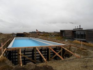 custom lap pool at residence
